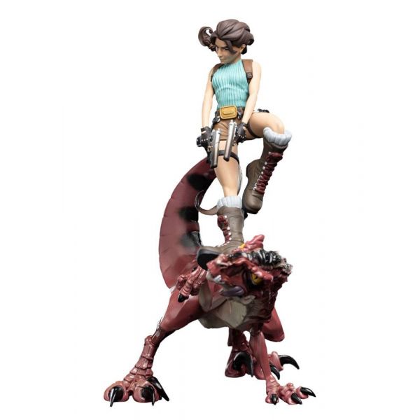 Mini Epics Lara Croft & Raptor Figure (Tomb Raider) Additional Image 5