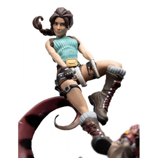 Mini Epics Lara Croft & Raptor Figure (Tomb Raider) Additional Image 7
