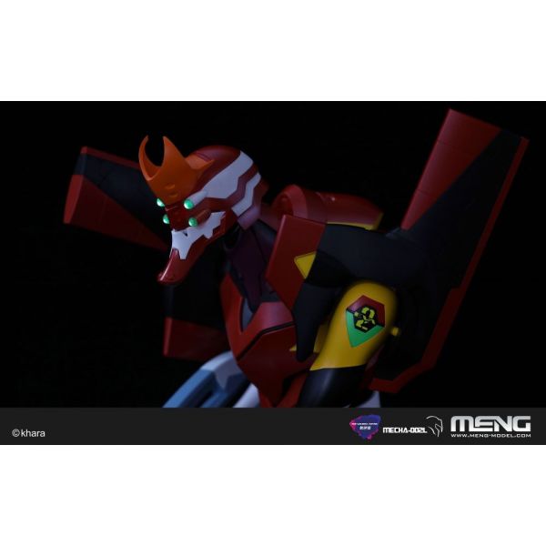 [Bundle Offer] MENG Evangelion Unit-02 Model Kit with Mecha Model Stand Bundle Set (Pre-Painted Edition) Image