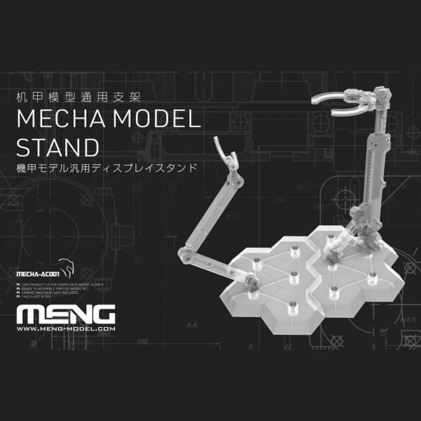 [Bundle Offer] MENG Evangelion Unit-02 Model Kit with Mecha Model Stand Bundle Set (Pre-Painted Edition) Image