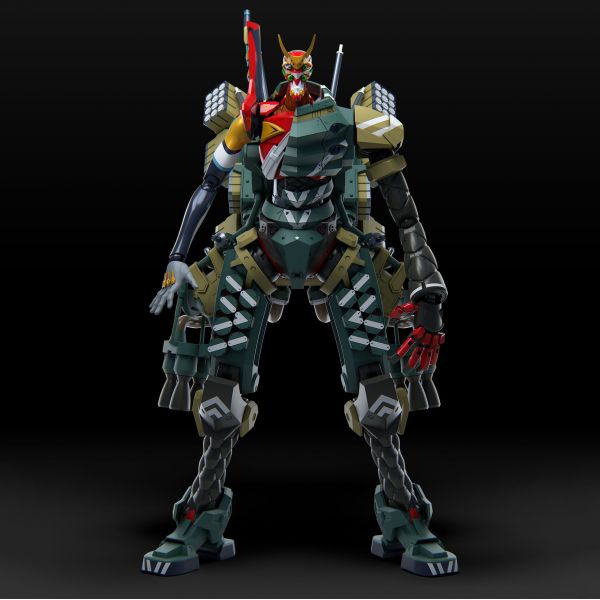 MENG MECHA-004M Evangelion New 02 Alpha Model Kit (Multi-Color Edition) Image