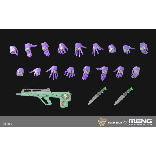 MENG Evangelion Test Type-01 Ver.1.5 Model Kit (Multi-Color Edition) Additional Image 6
