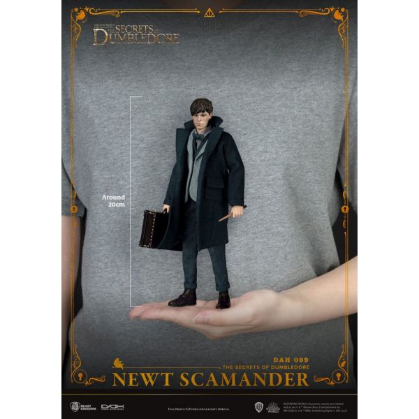 Dynamic 8ction Heroes Newt Scamander 1/9 Scale Action Figure (Fantastic Beasts: The Secrets of Dumbledore) Additional Image 7