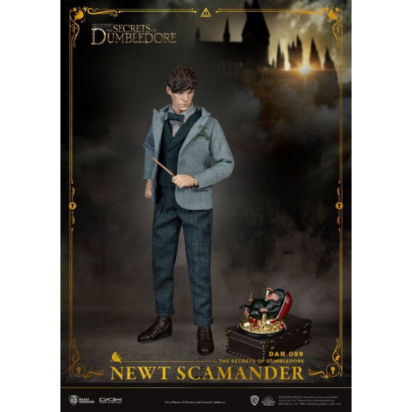 Dynamic 8ction Heroes Newt Scamander 1/9 Scale Action Figure (Fantastic Beasts: The Secrets of Dumbledore) Main Image
