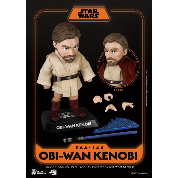 Egg Attack Obi-Wan Kenobi Action Figure (Star Wars) Additional Image 5