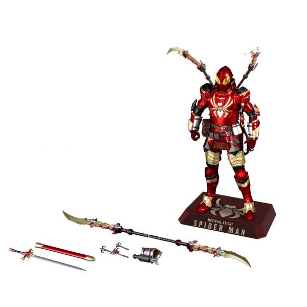 Dynamic 8ction Heroes Medieval Knight SpiderMan Action Figure (Marvel) Additional Image 5