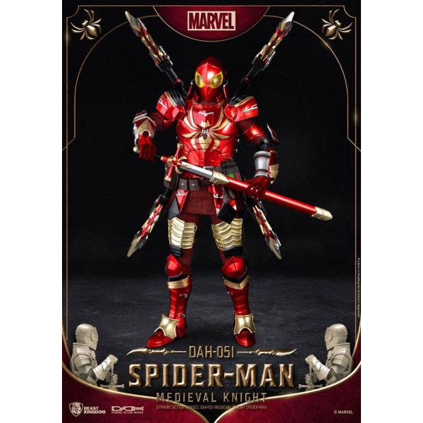 Dynamic 8ction Heroes Medieval Knight SpiderMan Action Figure (Marvel) Additional Image 6