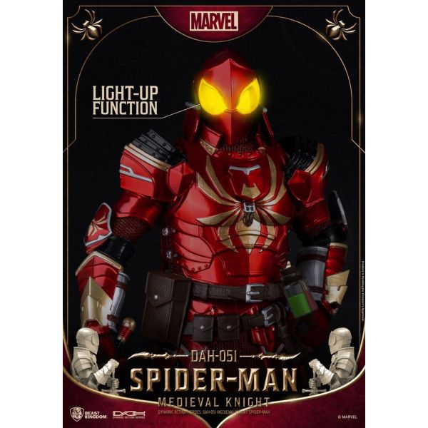Dynamic 8ction Heroes Medieval Knight SpiderMan Action Figure (Marvel) Additional Image 7