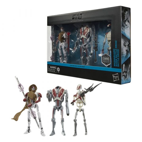 Star Wars Jedi: Survivor Black Series Action Figure 3-Pack Magna Guard, Super Battle Droid & Battle Droid Additional Image 1