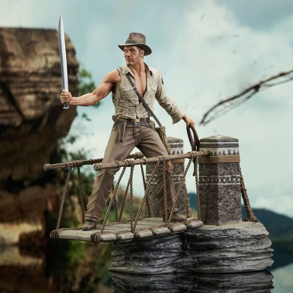 Deluxe Gallery Indy on Rope Bridge Statue (Indiana Jones and the Temple of Doom) Additional Image 3