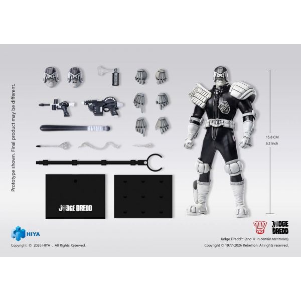 Exquisite Super Judge Dredd Black & White Ver. (Judge Dredd) Additional Image 1