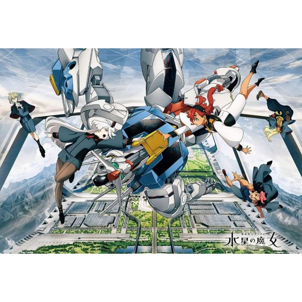 Jigsaw Puzzle Mobile Suit Gundam The Witch From Mercury Key Visual 1000 Pieces (72 x 49cm) Image