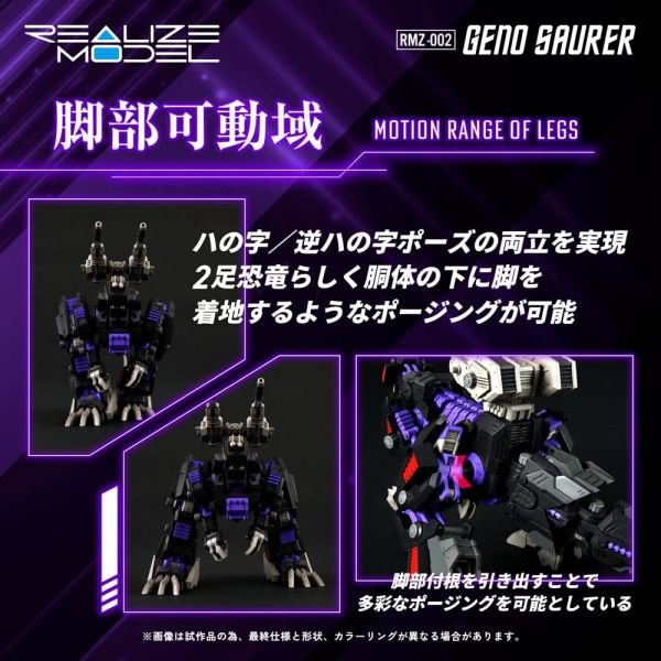 RMZ-002 Geno Saurer Model Kit (Zoids) Additional Image 6