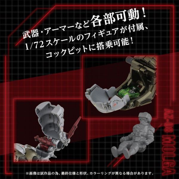 AZ-08 Molga Model Kit (Zoids) Additional Image 3