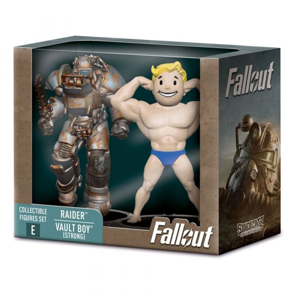 Mini Figures Raider & Vault Boy (Strong) 2-Pack Set E (Fallout) Additional Image 1