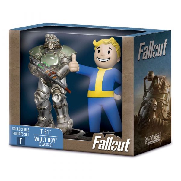 Mini Figures T-51 Power Armor & Vault Boy (Classic) 2-Pack Set F (Fallout) Additional Image 1