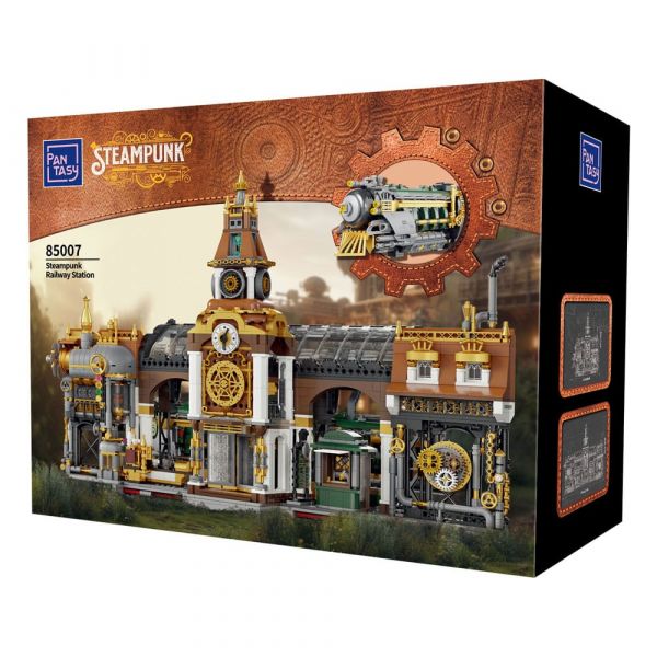 Original-Steampunk Series Construction Set Steampunk Railway Station Additional Image 1
