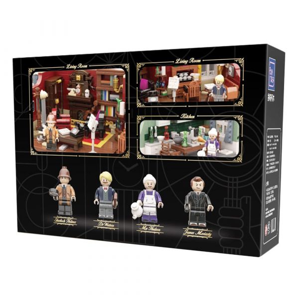 Sherlock Holmes Construction Set Sherlock Holmes 221B baker.st 9 cm Additional Image 2