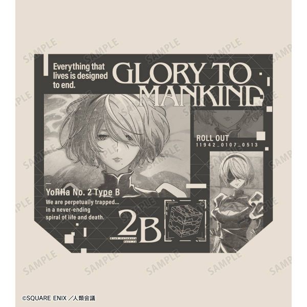 2B Ani-Art Black Label Full Graphic Tote Bag (Nier:Automata Ver1.1A) Additional Image 1