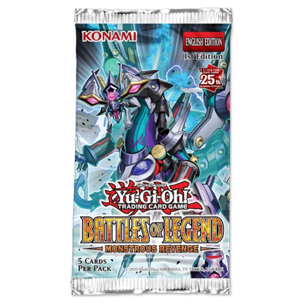 Yu-Gi-Oh! TCG Booster Pack: Battles of Legend: Monstrous Revenge (Single 5 Cards Pack) Additional Image 1