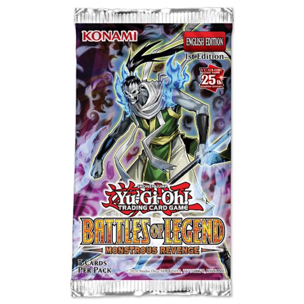 Yu-Gi-Oh! TCG Booster Pack: Battles of Legend: Monstrous Revenge (Single 5 Cards Pack) Additional Image 3