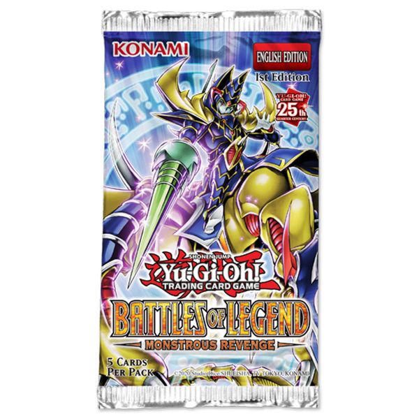 Yu-Gi-Oh! TCG Booster Pack: Battles of Legend: Monstrous Revenge (Single 5 Cards Pack) Additional Image 4
