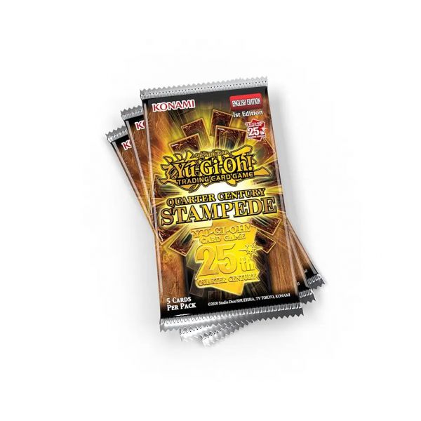 Yu-Gi-Oh! TCG Booster Pack: Quarter Century Stampede (Single 5 Cards Pack) Additional Image 1