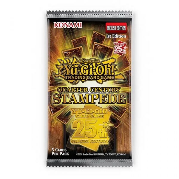 Yu-Gi-Oh! TCG Booster Pack: Quarter Century Stampede (Single 5 Cards Pack) Main Image