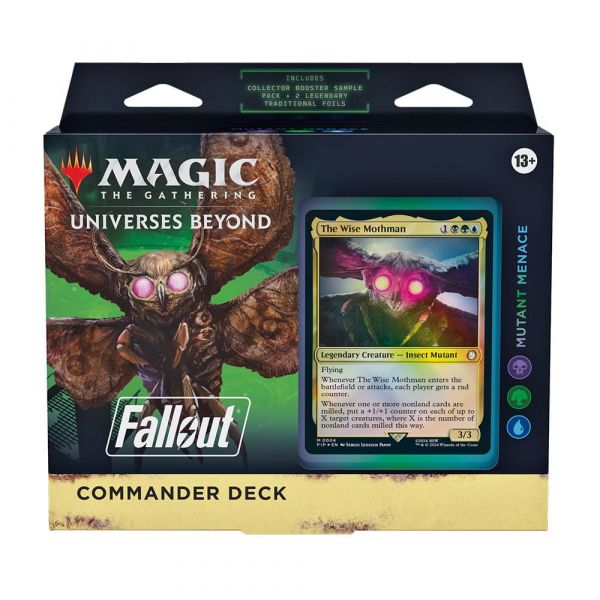 Magic the Gathering: Fallout Commander Deck Mutant Menace Set Additional Image 1