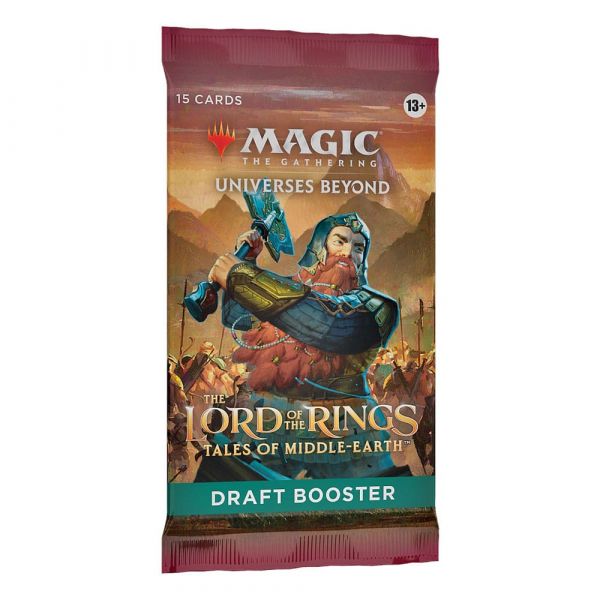 Magic the Gathering: Lord of the Rings: Tales of Middle-Earth Draft Booster Pack (Single 15 Cards Pack) Additional Image 1