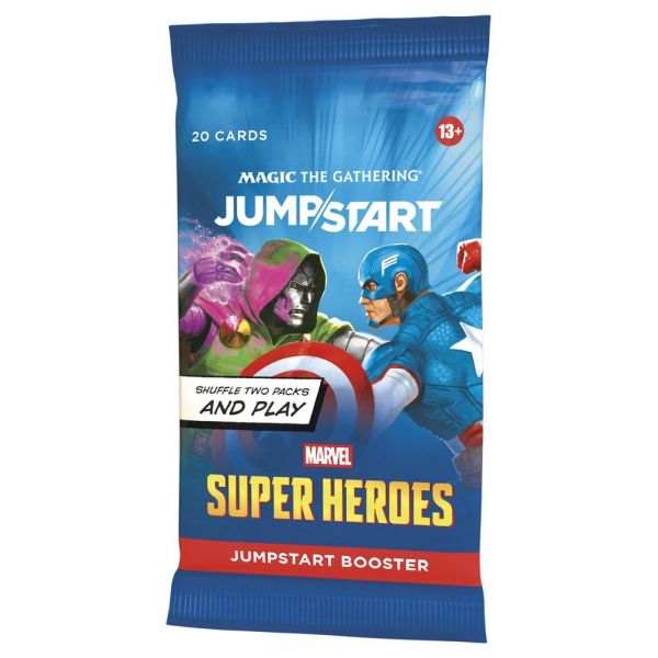 Magic the Gathering: Marvel Super Heroes Jumpstart Booster Pack (Single 20 Cards Pack) Additional Image 2