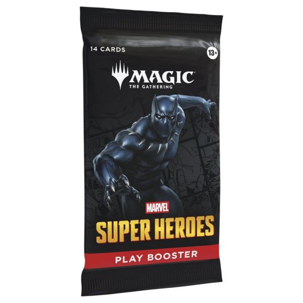 Magic the Gathering: Marvel Super Heroes Play Booster Pack (Single 14 Cards Pack) Additional Image 1