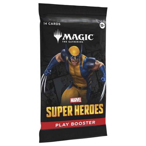 Magic the Gathering: Marvel Super Heroes Play Booster Pack (Single 14 Cards Pack) Additional Image 3