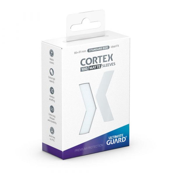 Ultimate Guard Cortex Sleeves Matte Standard Size - Transparent (Pack of 100) Main Image