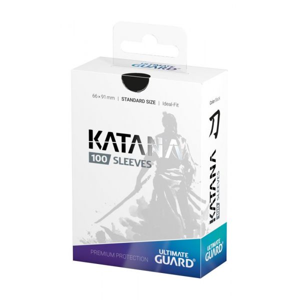 Ultimate Guard Katana Sleeves Standard Size - Black (Pack of 100) Additional Image 3