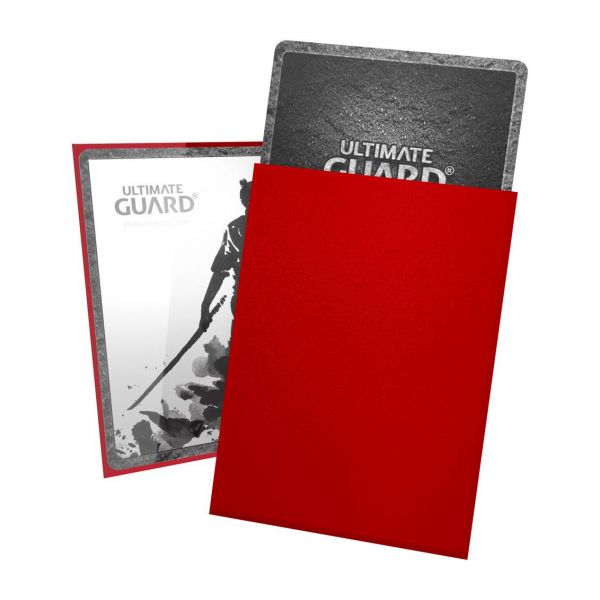 Ultimate Guard Katana Sleeves Standard Size - Red (Pack of 100) Additional Image 2