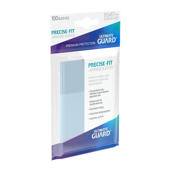 Ultimate Guard Precise-Fit Sleeves Japanese Size (Pack of 100) Additional Image 1