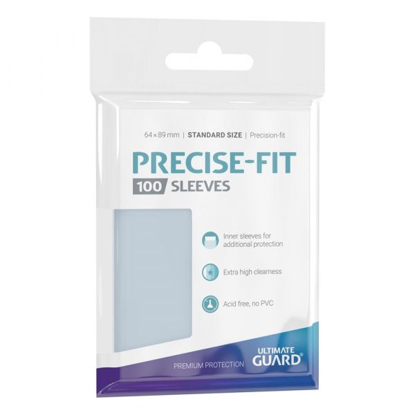 Ultimate Guard Precise-Fit Sleeves Standard Size (Pack of 100) Additional Image 1
