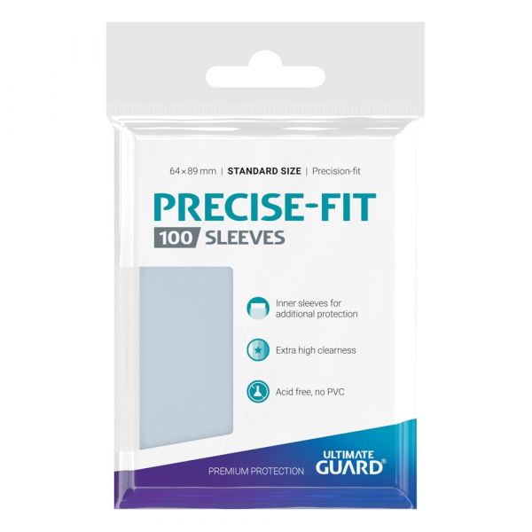 Ultimate Guard Precise-Fit Sleeves Standard Size (Pack of 100) Additional Image 2