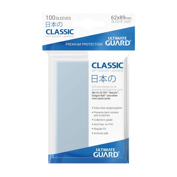 Ultimate Guard Classic Sleeves Japanese Size (Pack of 100) Main Image