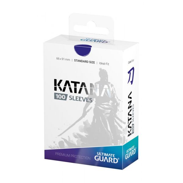Ultimate Guard Katana Sleeves Standard Size - Blue (Pack of 100) Additional Image 3