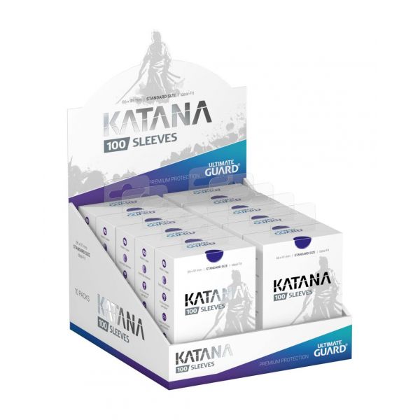 Ultimate Guard Katana Sleeves Standard Size - Blue (Pack of 100) Additional Image 4