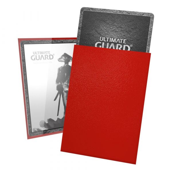 Ultimate Guard Katana Sleeves Japanese Size - Red (Pack of 60) Additional Image 1