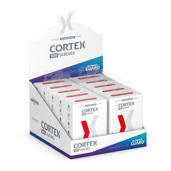 Ultimate Guard Cortex Sleeves Standard Size - Red (Pack of 100) Additional Image 4