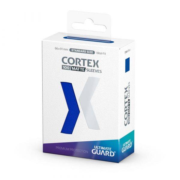 Ultimate Guard Cortex Sleeves Matte Standard Size - Blue (Pack of 100) Additional Image 2