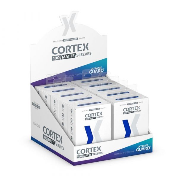 Ultimate Guard Cortex Sleeves Matte Standard Size - Blue (Pack of 100) Additional Image 4