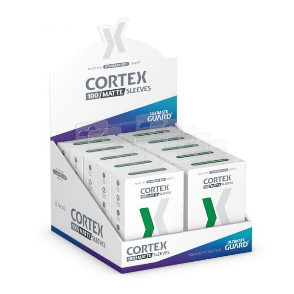 Ultimate Guard Cortex Sleeves Matte Standard Size - Green (Pack of 100) Additional Image 4