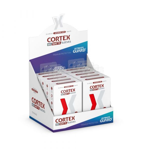 Ultimate Guard Cortex Sleeves Matte Japanese Size - Red (Pack of 60) Additional Image 4