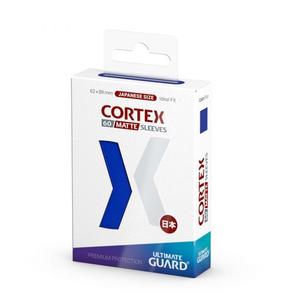 Ultimate Guard Cortex Sleeves Matte Japanese Size - Blue (Pack of 60) Additional Image 2