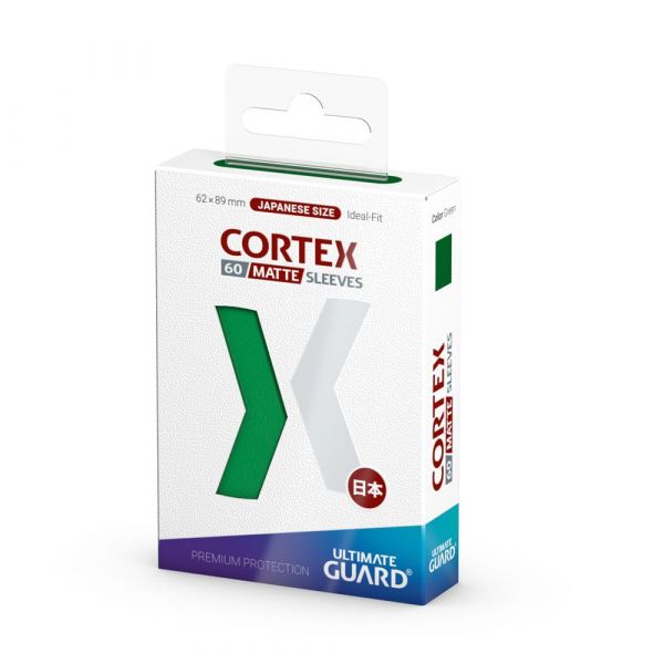 Ultimate Guard Cortex Sleeves Matte Japanese Size - Green (Pack of 60) Additional Image 2